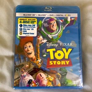 BRAND NEW NEVER OPENED - Toy Story Blu-Ray 3D/2D/DVD and Digital Copy combo